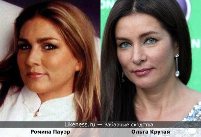 Итальянская звезда Ромина Пауэр похожа на жену Игоря Крутого Ольгу Крутую