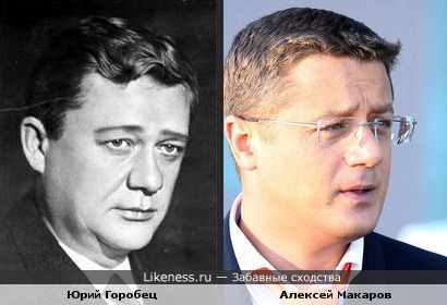 Алексей Макаров похож на Юрия Горобца