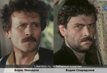 Борис Невзоров похож на Вадима Спиридонова