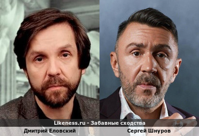 Дмитрий Еловский похож на Сергея Шнурова