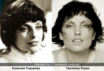 Камелия Тодорова и Светлана Рерих