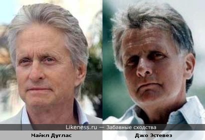 Актёры Майкл Дуглас и Джо Эстевез Актёры Майкл Дуглас и Джо Эстевез