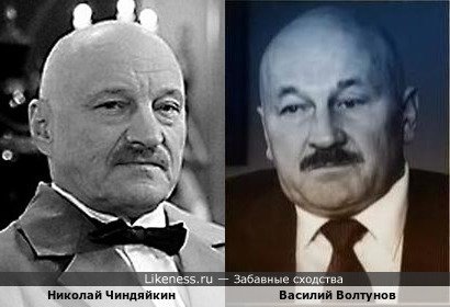 Василий Волтунов похож на Николая Чиндяйкина