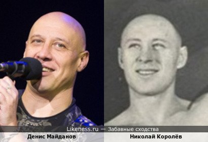 Николай Королёв похож на Дениса Майданова