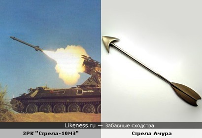 Лингвистический пост: ЗРК &quot;Стрела-10М3&quot; (Главный конструктор — А. Э. Нудельман) и стрела Амура