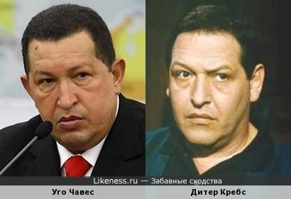 Уго Чавес похож на Дитера Кребса