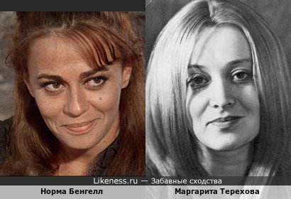 Норма Бенгелл похожа на Маргариту Терехову
