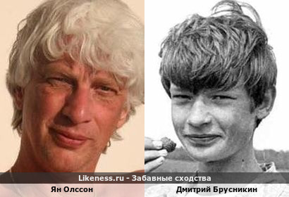 Ян Олссон похож на Дмитрия Брусникина
