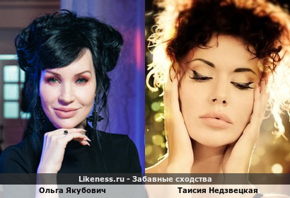 Ольга Якубович похожа на Таисию Недзвецкую