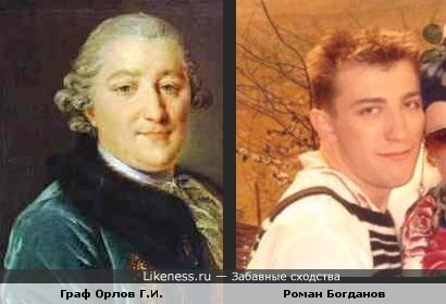 Портрет графа Орлова кисти Рокотова напомнил актера Романа Богданова