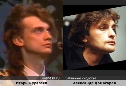 Игорь Журавлёв (исполнитель песни &quot;На заре&quot;) в молодсти был похож на Александра Домогарова