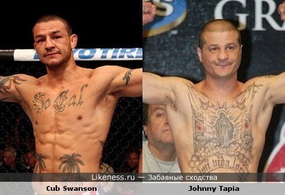 Cub Swanson and Johnny Tapia