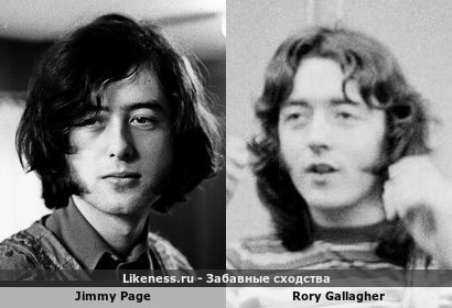 Jimmy Page напоминает Rory Gallagher