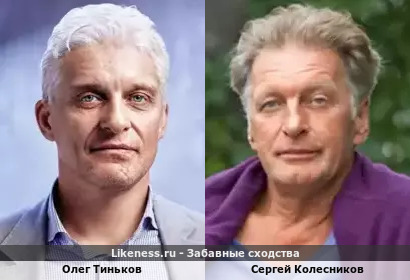 Олег Тиньков похож на Сергея Колесникова