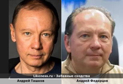 Андрей Ташков похож на Андрея Федорцова
