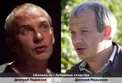 Дмитрий Поднозов похож на Дмитрия Марьянова