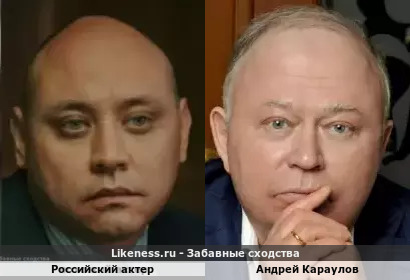 Российский актер похож на Андрея Караулова