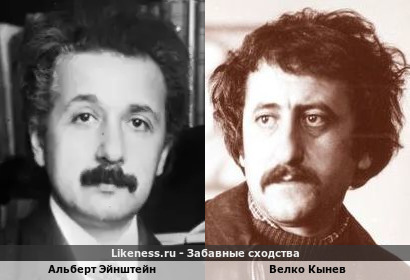 Альберт Эйнштейн похож на Велко Кынева