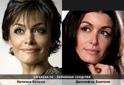 Наталья Бузько похожа на Дженифер Бартоли