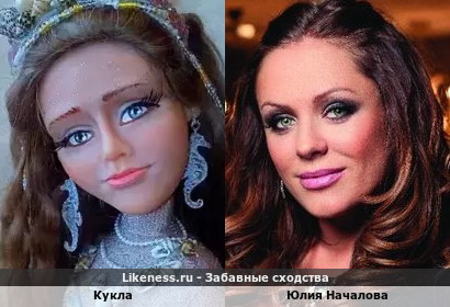 Кукла похож на Юлию Началову