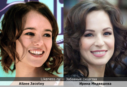 Француженка Alizee Jacotey, известная как просто Alizee, и обаятельнейшая Ирина Медведева