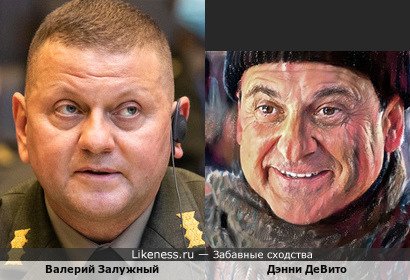 Генерал Валерий Залужный и Джо Пеши (в подписи под фото ошибка)