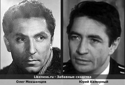 Олег Мокшанцев похож на Юрия Каморного