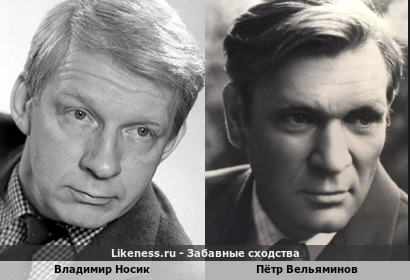 Владимир Носик похож на Петра Вельяминова