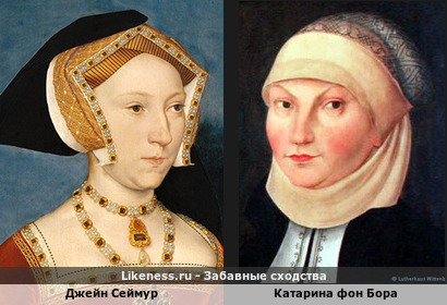 Джейн Сеймур и Катарина фон Бора похожи