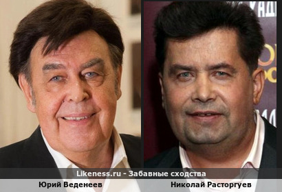 Юрий Веденеев и Николай Расторгуев похожи