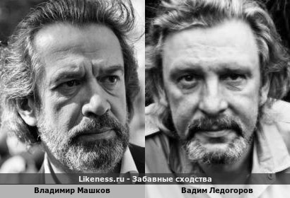 Владимир Машков похож на Вадима Ледогорова