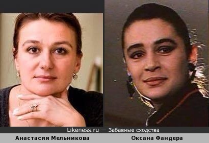 Мельникова и Фандера похожи