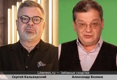 Сергей Кальварский похож на Александра Беляева
