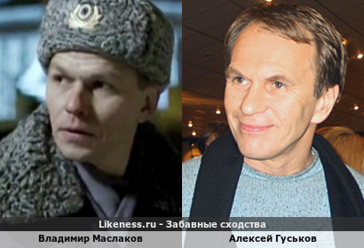 Владимир Маслаков похож на Алексея Гуськова