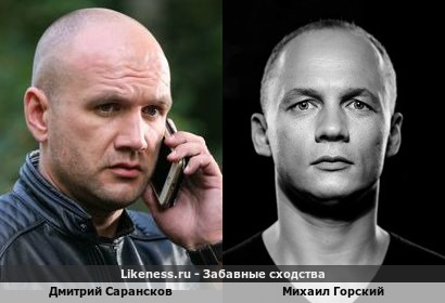 Дмитрий Сарансков похож на Михаила Горского