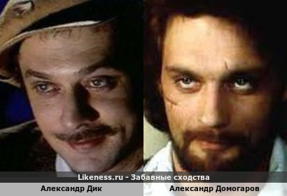Александр Дик похож на Александра Домогарова