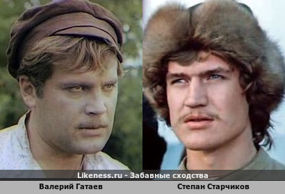 Валерий Гатаев похож на Степана Старчикова