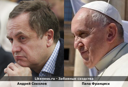 Андрей Соколов и Папа Франциск