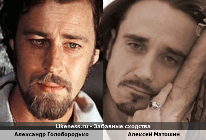 Александр Голобородько похож на Алексея Матошина