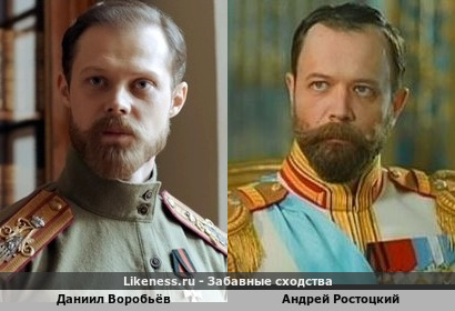 Даниил Воробьёв похож на Андрея Ростоцкого