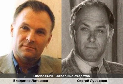 Владимир Литвинов похож на Сергея Лукьянова