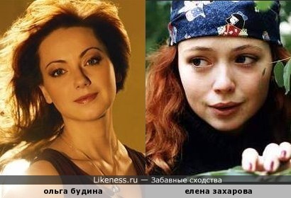 Ольга Будина и Елена Захарова похожи