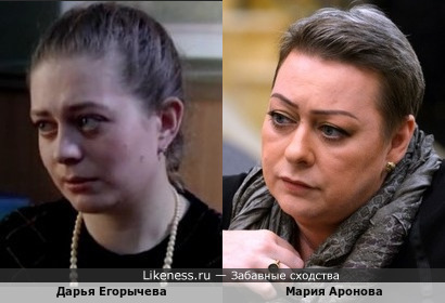 Актрисы Дарья Егорычева и Мария Аронова