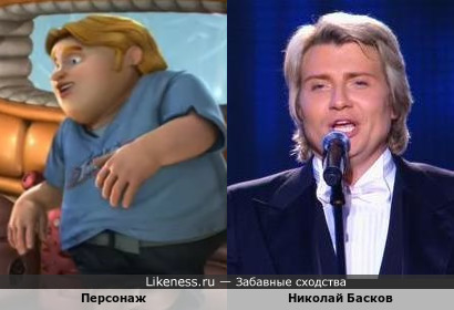 Знаменитый поп-певец Николай Басков напоминает персонажа мультфильма &quot;Чокнутый профессор&quot;