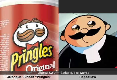 Эмблема чипсов &quot;Pringles&quot; напоминает персонажа мультфильма &quot;Школа Героев&quot;