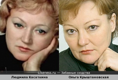 Социолог Ольга Крыштановская напоминает Людмилу Касаткину