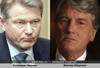 Бывшие президенты: Роландас Паксас и Виктор Ющенко