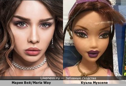 Бьюти блогер Мария Way похожа на куколку Myscene