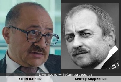 Ефим Банчик и Виктор Андриенко похожи