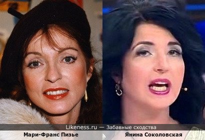 Мари-Франс Пизье похож на Янину Соколовскую